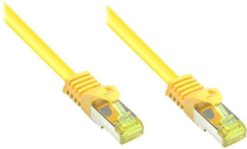„Good Connections“ jungiamasis kabelis, 7 kat., geltonas, 0,15 m ilgio