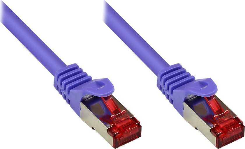 „Good Connections Cat.6“ jungiamasis kabelis S/FTP violetinis 0,5 m