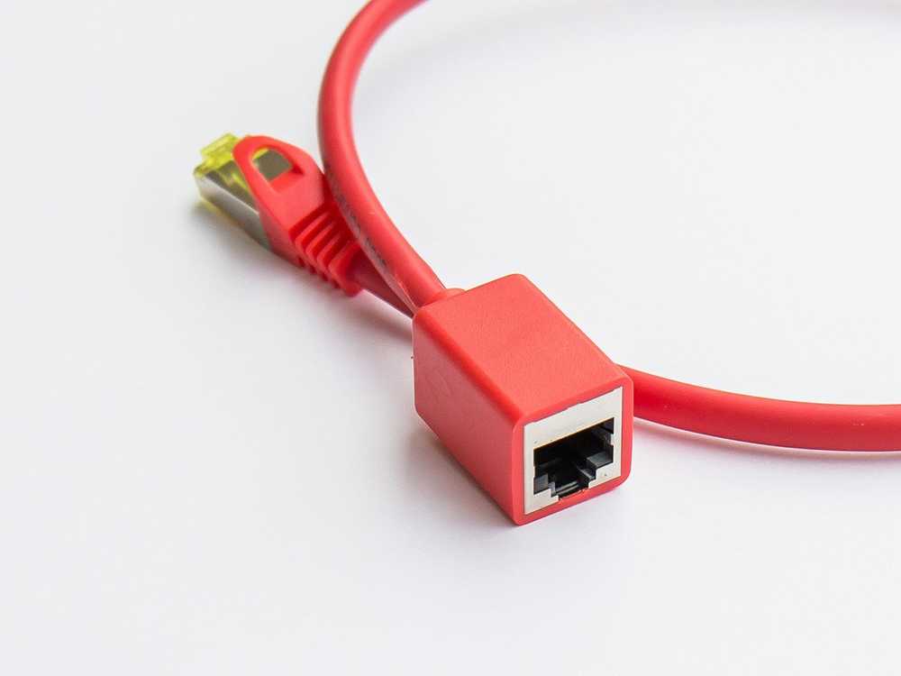 Nezatříděno Good Connections RNS Patch cable extension with latch protection, Cat. 6, S/FTP, PiMF, PVC, 250MHz, OFC, CU, red, 0,5m, Good Connections (8063VR- 005R)