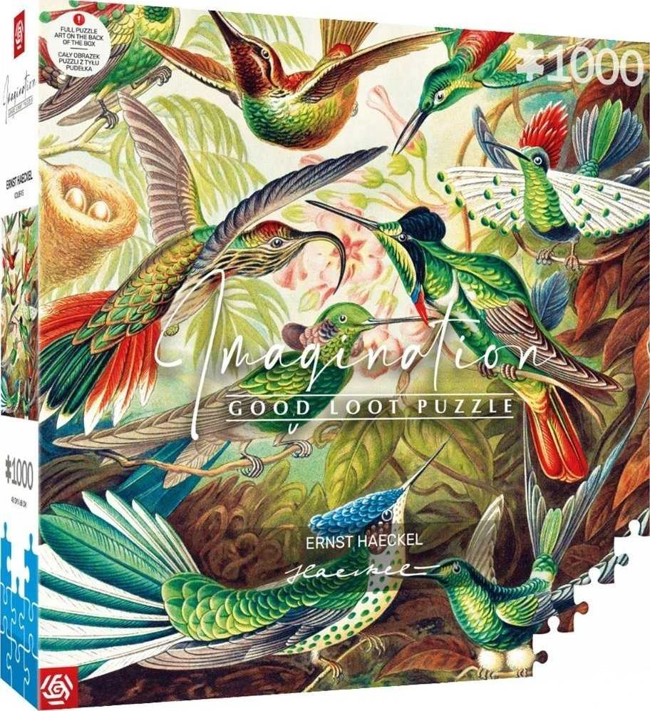 Dėlionė Cenega Imagination Puzzle Ernst Haeckel Hummingbirds 1000 elements