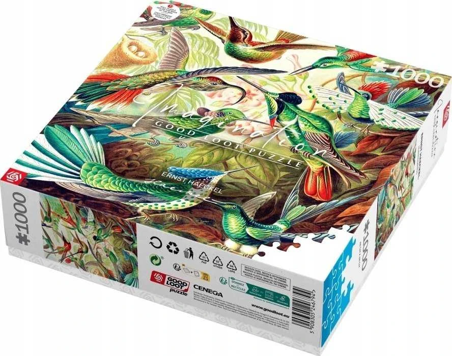 Dėlionė Cenega Imagination Puzzle Ernst Haeckel Hummingbirds 1000 elements