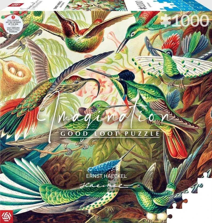 Dėlionė Cenega Imagination Puzzle Ernst Haeckel Hummingbirds 1000 elements