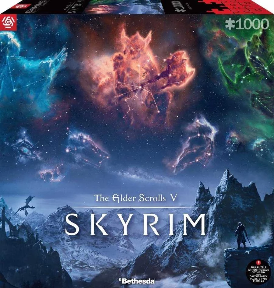 Cenega Good Loot Puzzle The Elder Scrolls V SKYRIM | 1000 dalių dėlionė