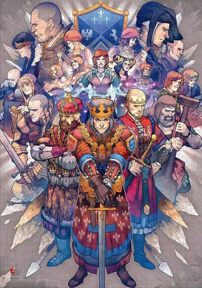 Cenega Dėlionė - Good Loot The Witcher Šiaurės Karalystės 500 Dalių Daugiaspalvis