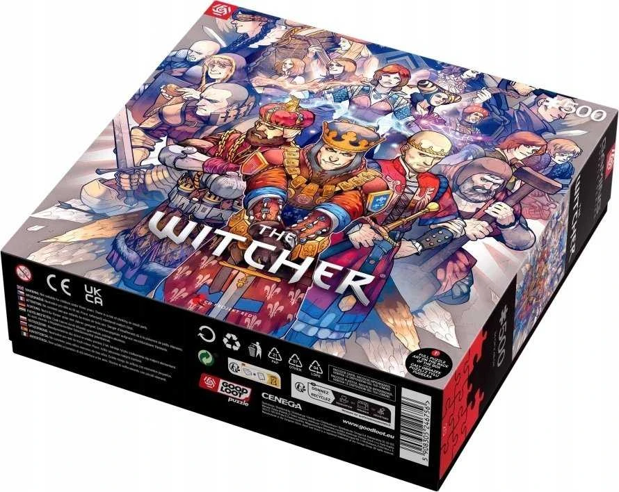 Cenega Dėlionė - Good Loot The Witcher Šiaurės Karalystės 500 Dalių Daugiaspalvis