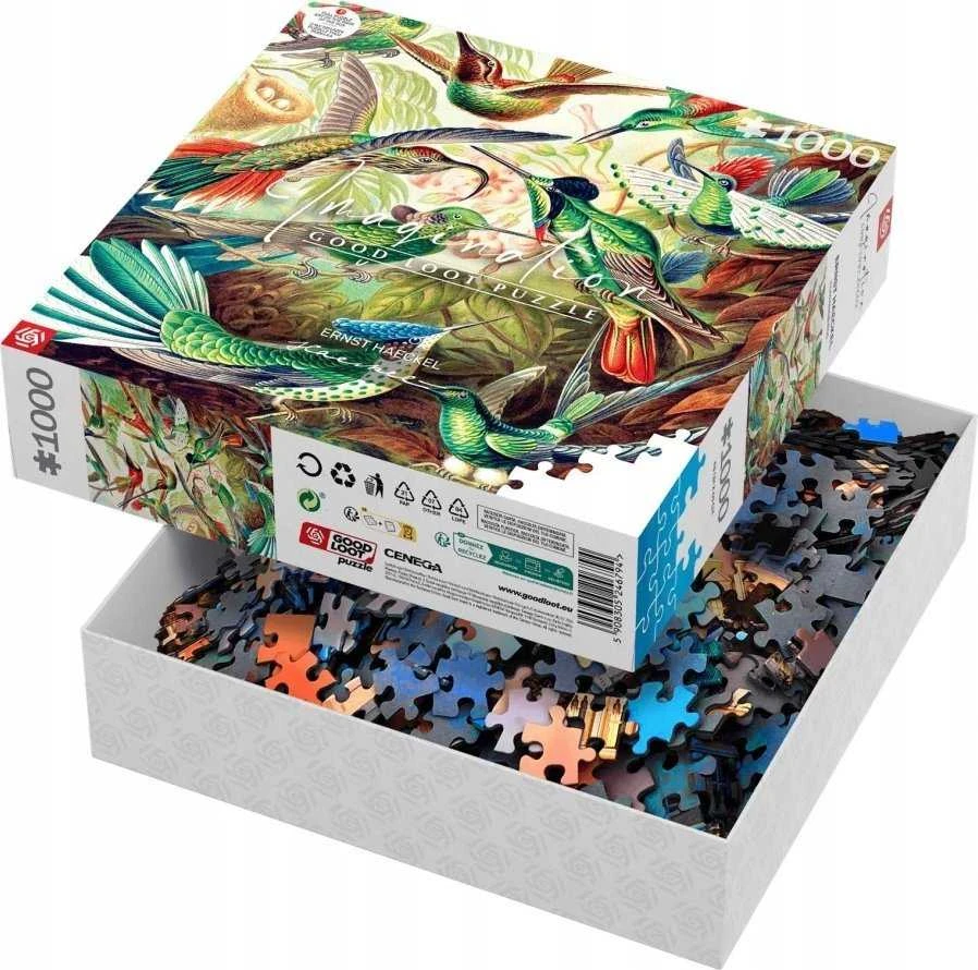 Dėlionė Cenega Imagination Puzzle Ernst Haeckel Hummingbirds 1000 elements