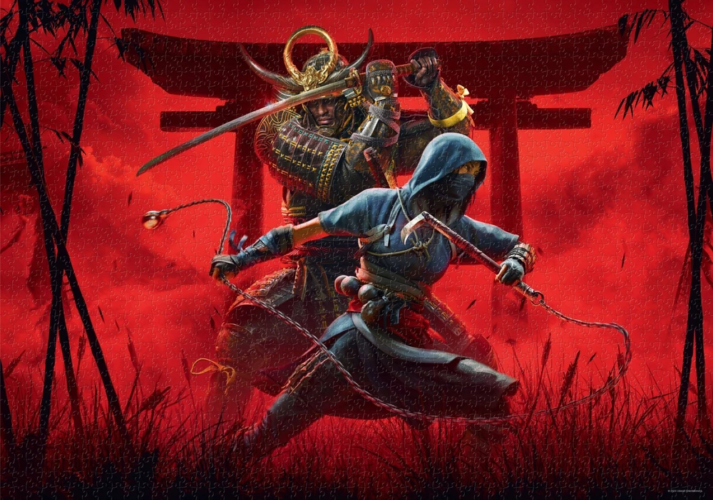 „Cenega Good Loot“ žaidimų dėlionė: Assassin's Creed Shadows Naoe ir Yasuke (1000 detalių)