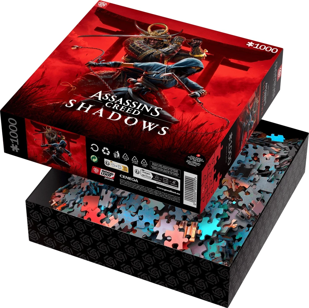 „Cenega Good Loot“ žaidimų dėlionė: Assassin's Creed Shadows Naoe ir Yasuke (1000 detalių)