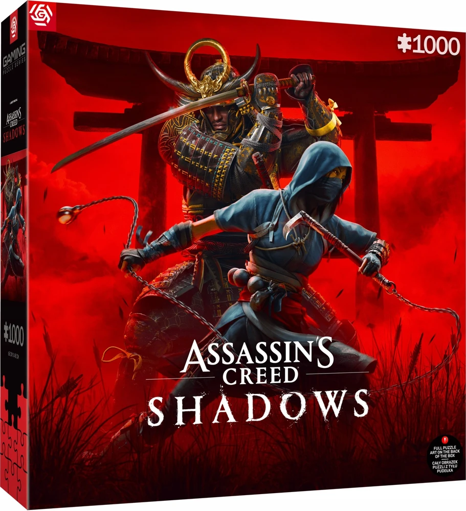 „Cenega Good Loot“ žaidimų dėlionė: Assassin's Creed Shadows Naoe ir Yasuke (1000 detalių)