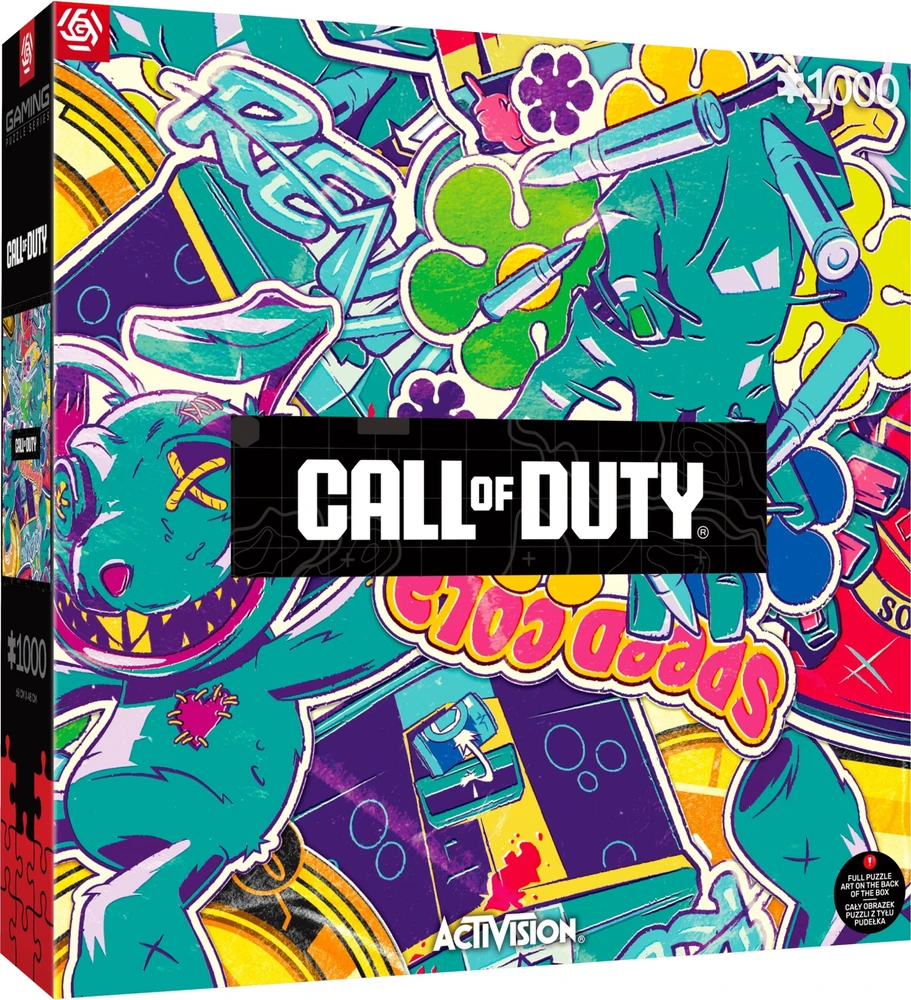 Dėlionė Good Loot Merch Gaming Puzzle: Call of Duty Zombies Koliažas | 1000 dalių