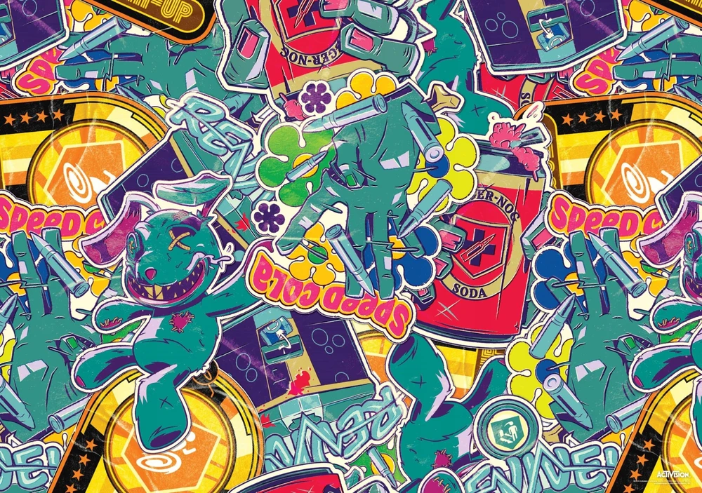 Dėlionė Good Loot Merch Gaming Puzzle: Call of Duty Zombies Koliažas | 1000 dalių