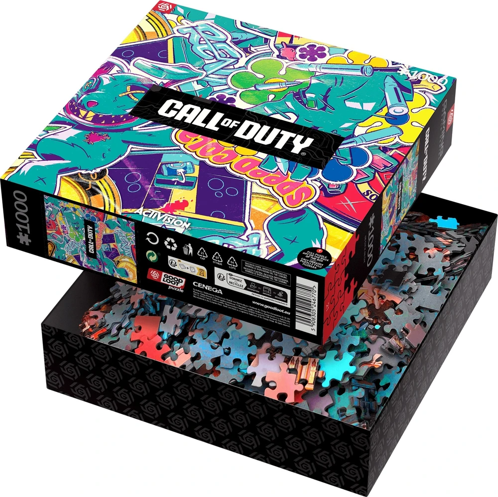 Dėlionė Good Loot Merch Gaming Puzzle: Call of Duty Zombies Koliažas | 1000 dalių