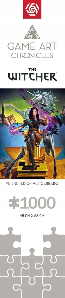 „Cenega Good Loot Game Art Chronicles“ dėlionė: Raganius Yennefer ir Salvadoras Dali (1000 elementų)