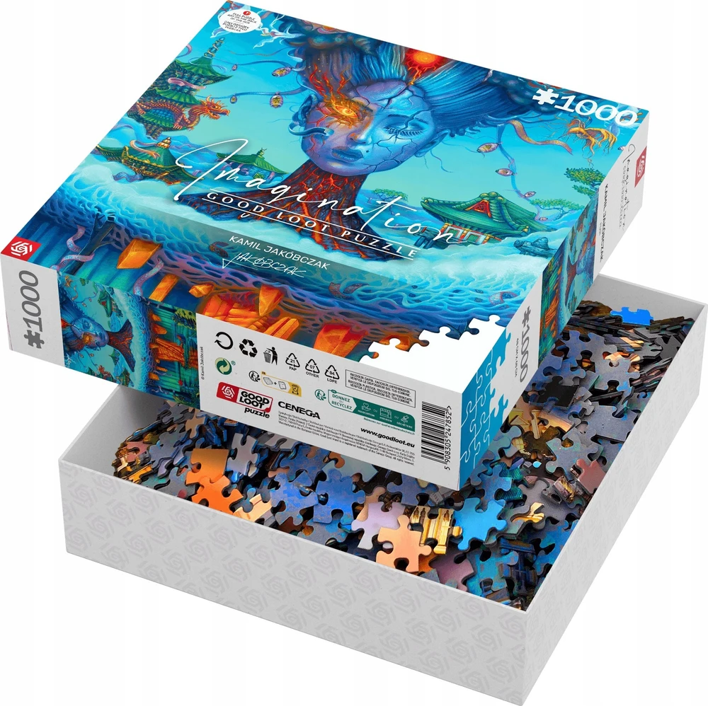 Dėlionė Good Loot Imagination Puzzle: Kamil Jakóbczak Fuji / Fuji 1000 elements
