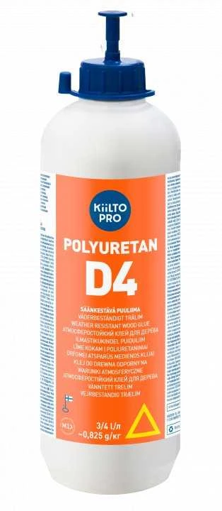 Good Mood KIILTO D4 WOOD ADHESIVE 0,75 L