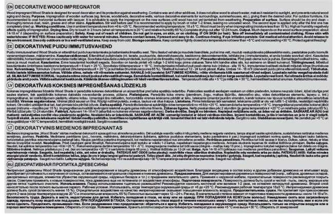 „Good Mood WOOD IMPREG“ medienos atspalvis Baltas 5L OKKO