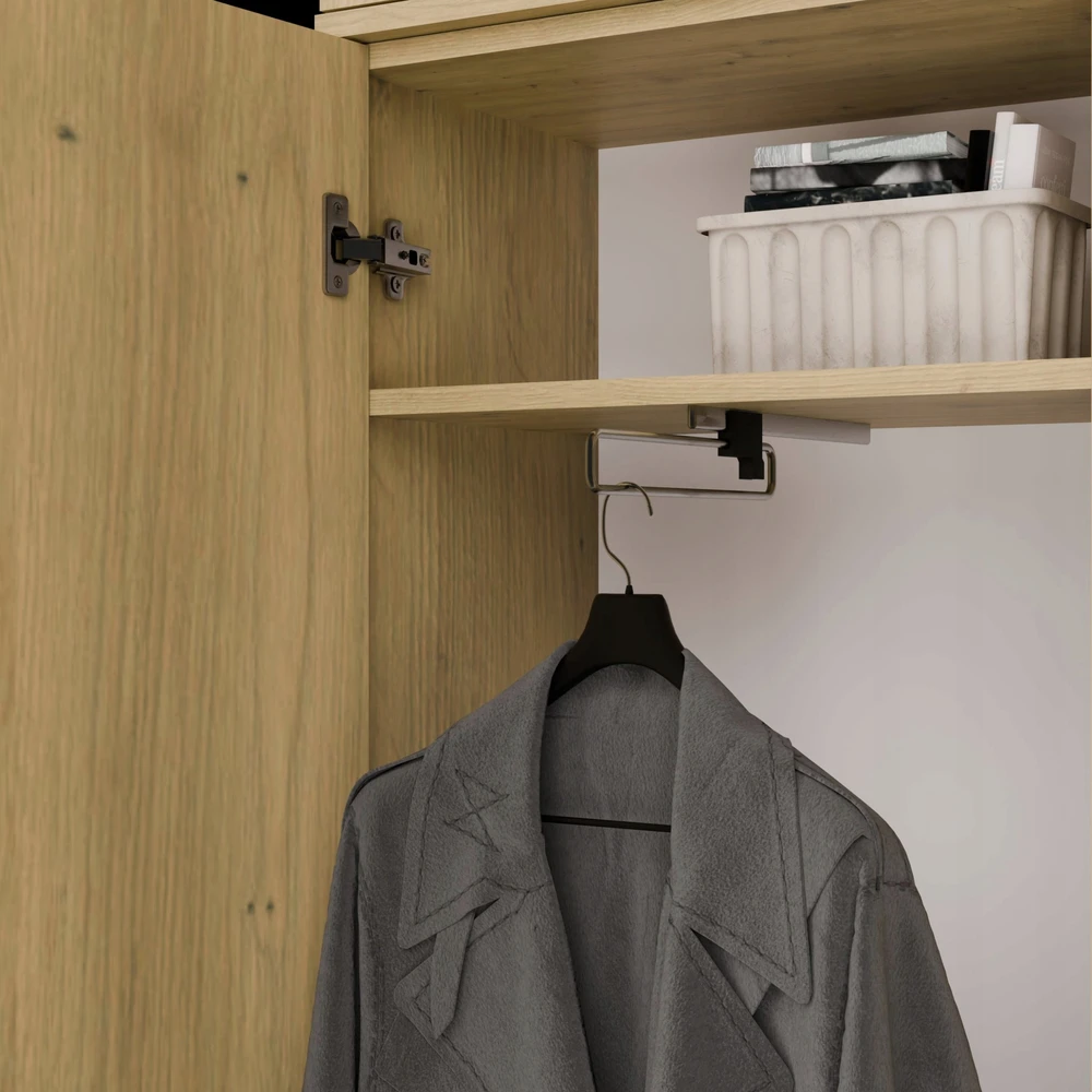 Top E Shop Goodhome HAGA III/1Sz2W Ąžuolas Artisan + 2x Kabykla