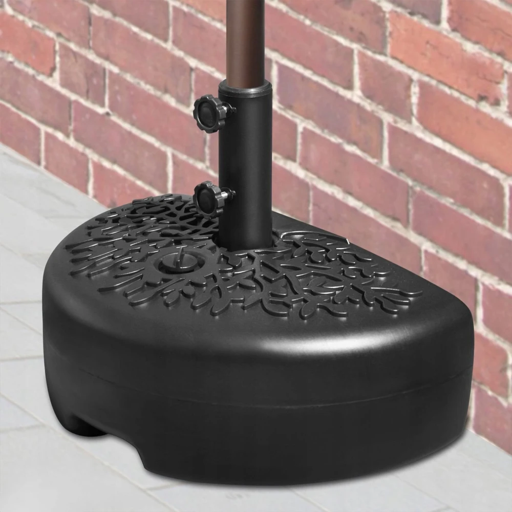 Goodhome vandens pripildomas sodo skėčio pagrindas 25 l 28 kg terasa sodas HDPE