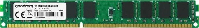 Goodram 8GB DDR4 ECC atminties modulis iš viršaus