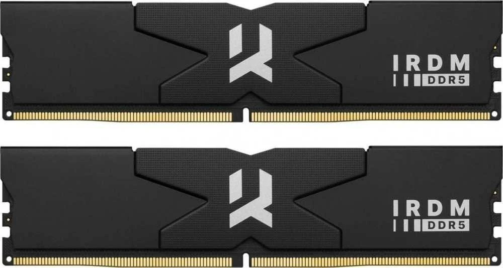 GOODRAM IR-6800D564L34S/32GDC DDR5 32GB 6800MHz 34-40-40-80 DUAL CHANNEL KIT IRDM Juodas V Sidabrinis