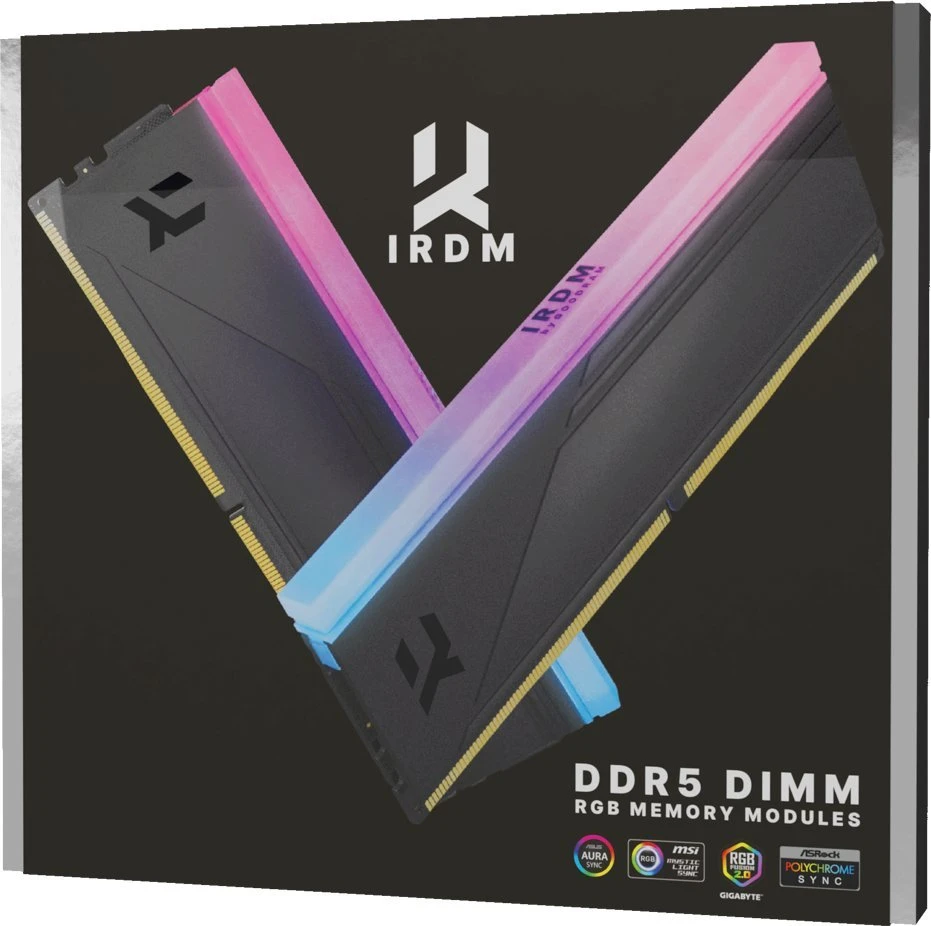 Goodram IRDM RGB DDR5 IRG-60D5L30S/32GDC atminties modulis 32 GB 2 x 16 GB 6000 MHz