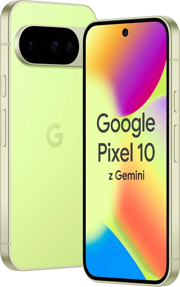 Išmanusis telefonas Google Pixel 10, 256GB, 6.3-inch, Lemon, Android, Dual SIM