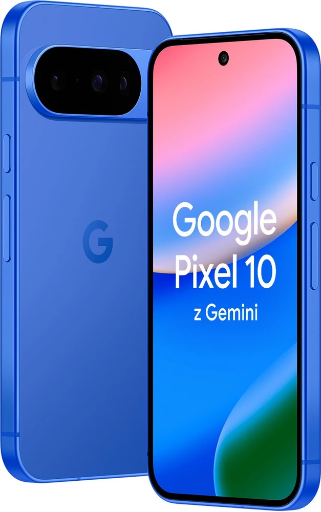 Google Pixel 10 5G 12/256 GB dviejų SIM kortelių telefonas, indigo spalvos