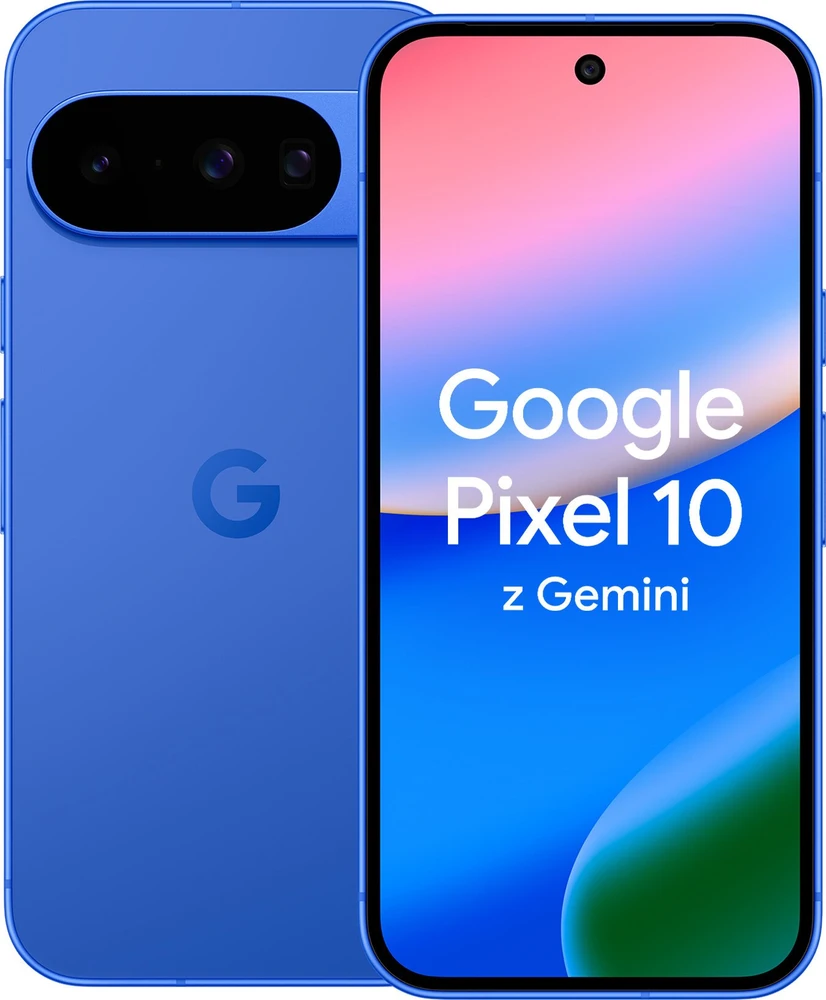 Google Pixel 10 5G 12/256 GB dviejų SIM kortelių telefonas, indigo spalvos