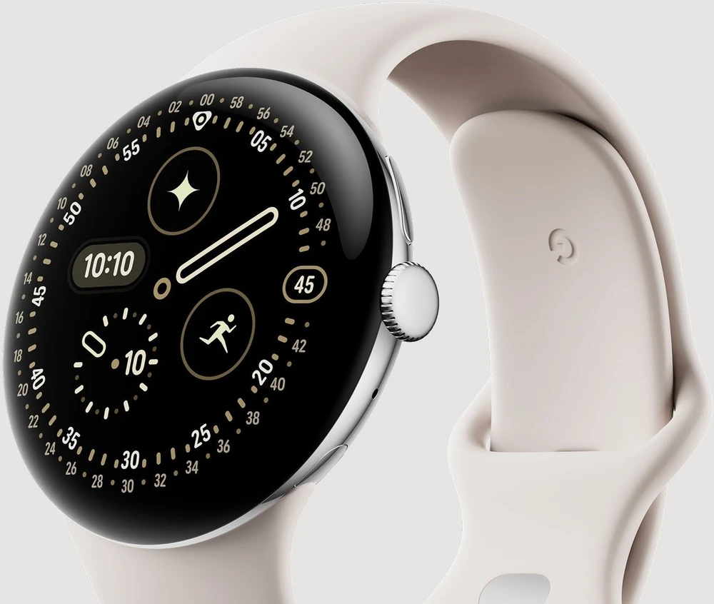 Google Išmanusis laikrodis Pixel Watch 4 Porcelanowy (GA09308-EU)