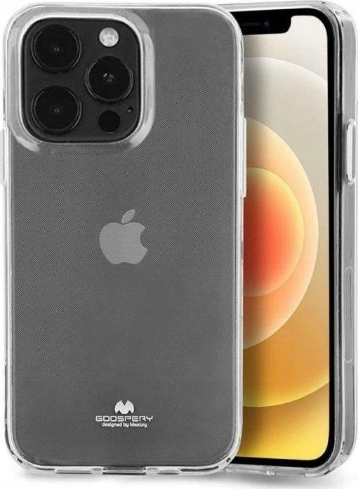 Dėklas Mercury Jelly Clear Apple iPhone 14 Pro Max skaidrus