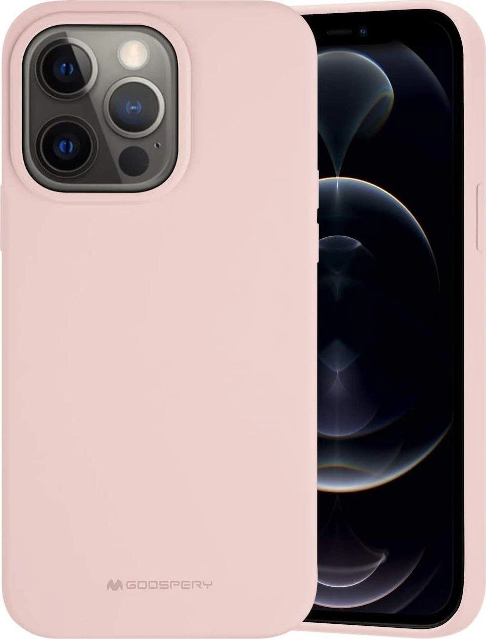 Dėklas Mercury Silikoninis dėklas Apple iPhone 14 Pro rožinio smėlio