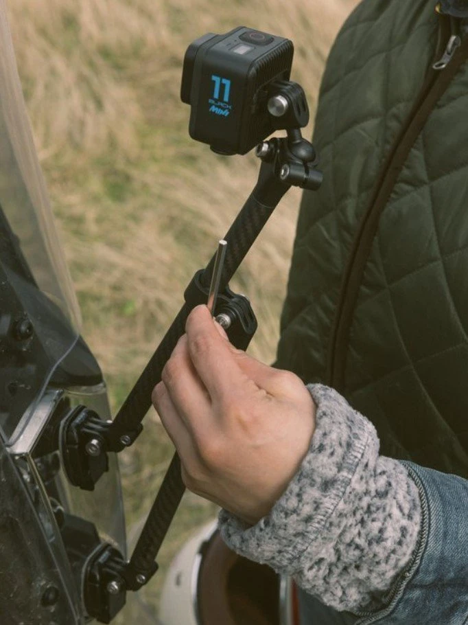 GOPRO BOOM + KLIPINIAI MONTAVIMAI