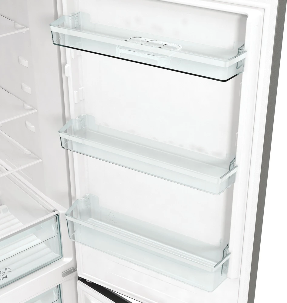 Šaldytuvas Gorenje NRK61CS2XL4 fridge-šaldiklis Freestanding 300 L C Pilkas
