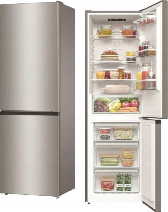 Šaldytuvas Gorenje NRK61CS2XL4 fridge-šaldiklis Freestanding 300 L C Pilkas