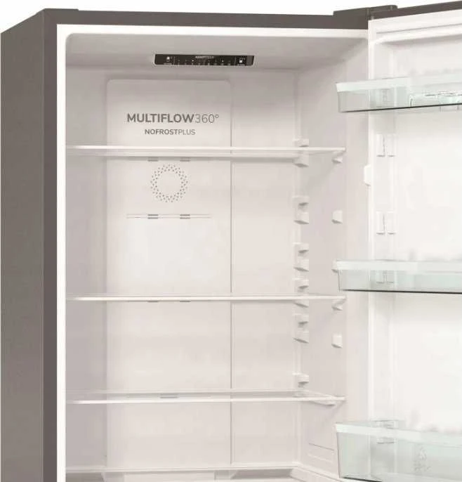 Šaldytuvas Gorenje NRK61CS2XL4 fridge-šaldiklis Freestanding 300 L C Pilkas