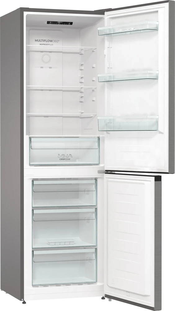 Šaldytuvas Gorenje NRK61CS2XL4 fridge-šaldiklis Freestanding 300 L C Pilkas