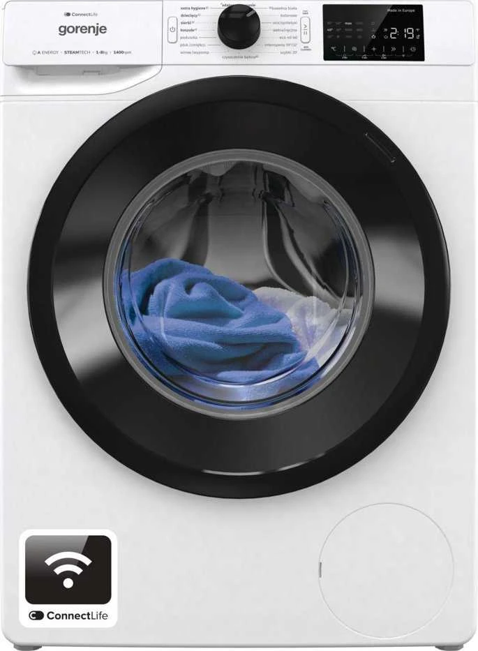 Gorenje G400 Freestanding Skalbimo mašina, 8kg, 1400 rpm WPNEI84A1SWIFI/PL