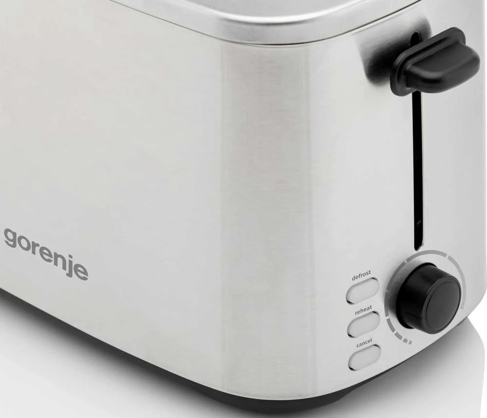 Skrudintuvas Gorenje Toaster | T800DS | Number of slots 2 | Housing material Nerūdijantis plienas