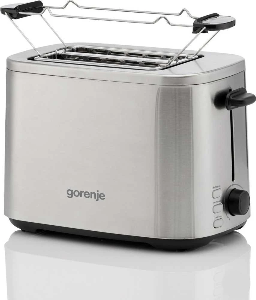 Skrudintuvas Gorenje Toaster | T800DS | Number of slots 2 | Housing material Nerūdijantis plienas
