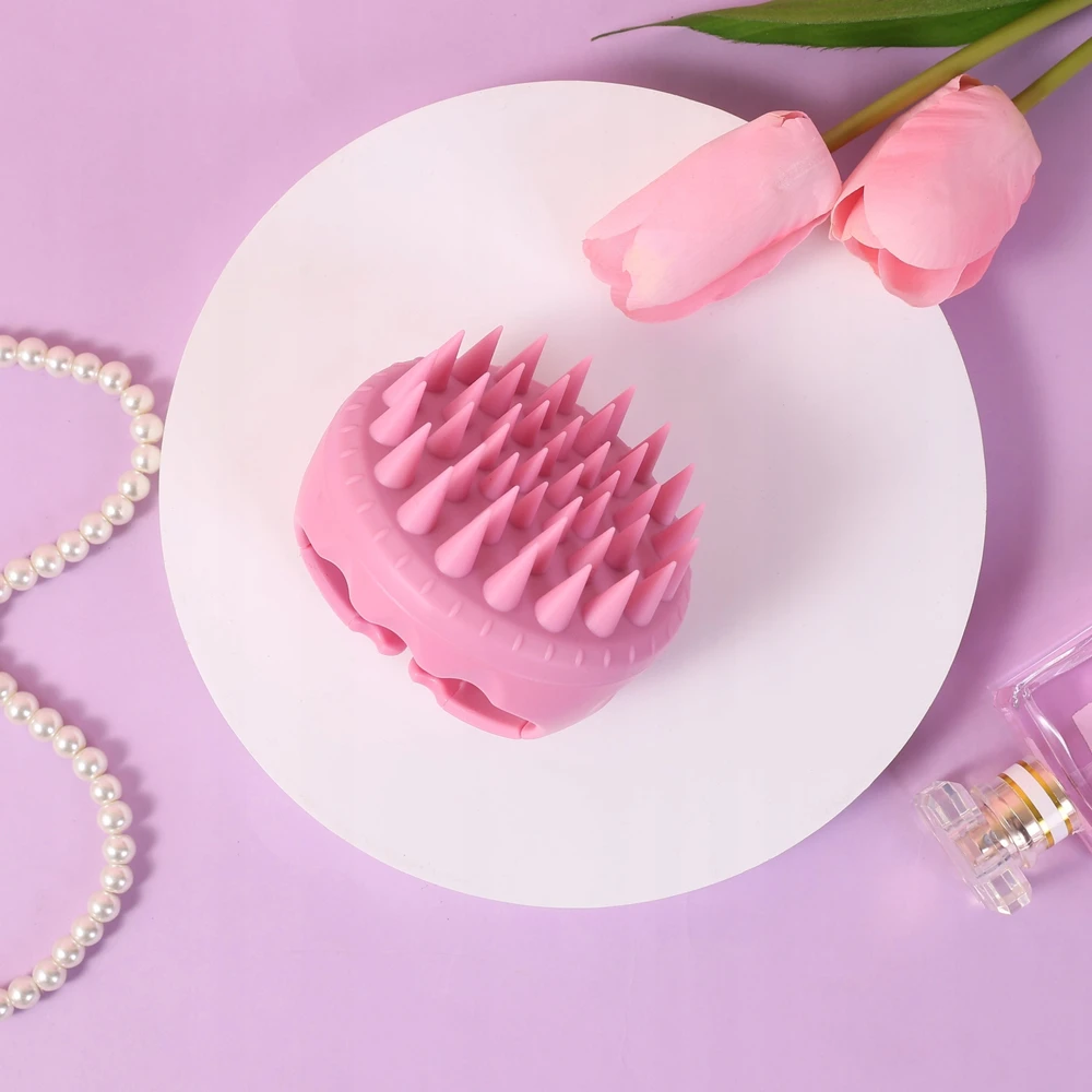 Sister Young Aura Scalp Massager Šampūnas Rožinė