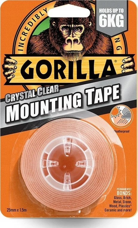 Gorilla juosta Montavimas Clear 1,5m | Gorila