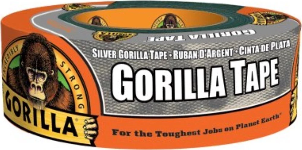 Gorilla Sports Gaffatape - 48mm - Sølv - 32 m.