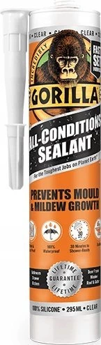 Gorilla klijai A/C Sealant 295ml, skaidrūs