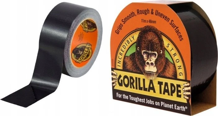 Gorilla Tape izoliacinė juosta juoda 4.77cm × 11m