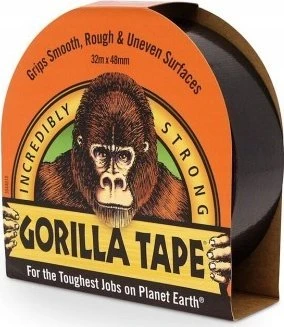 Gorilla Tape izoliacinė juosta juoda 4.77cm × 32m