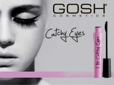 "Gosh Catchy Eyes" blakstienų tušas 001 Juodas 8ml