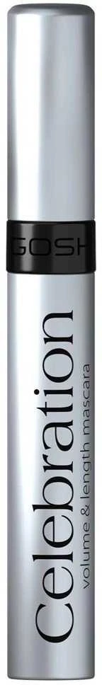 Gosh Celebration Volume & Lenght Blakstienų tušas tusz do rzęs Juodas 10ml