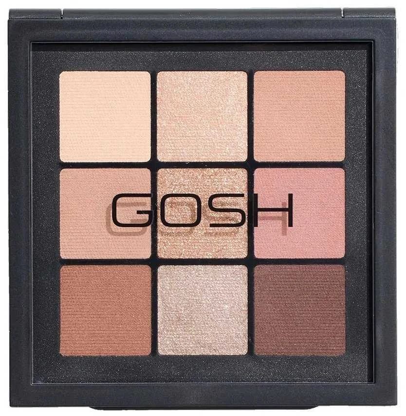 „Gosh Eyedentity“ akių šešėlių paletė „006 Be Harmless“ 9 atspalviai, 8 g