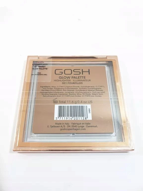 „Gosh Glow Palette“ skaistalų paletė „001 Fourfilled“ 11,6 g