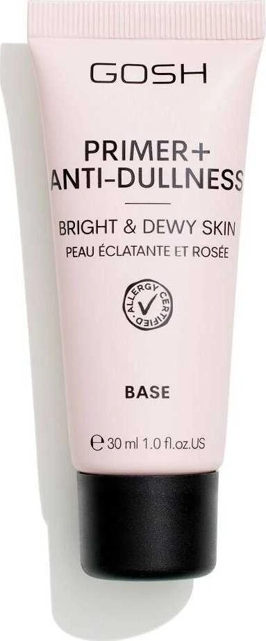 „Gosh Primer Plus Skin Adaptor Vegan Illuminates Vanduo-Gel Primer“, 30 ml
